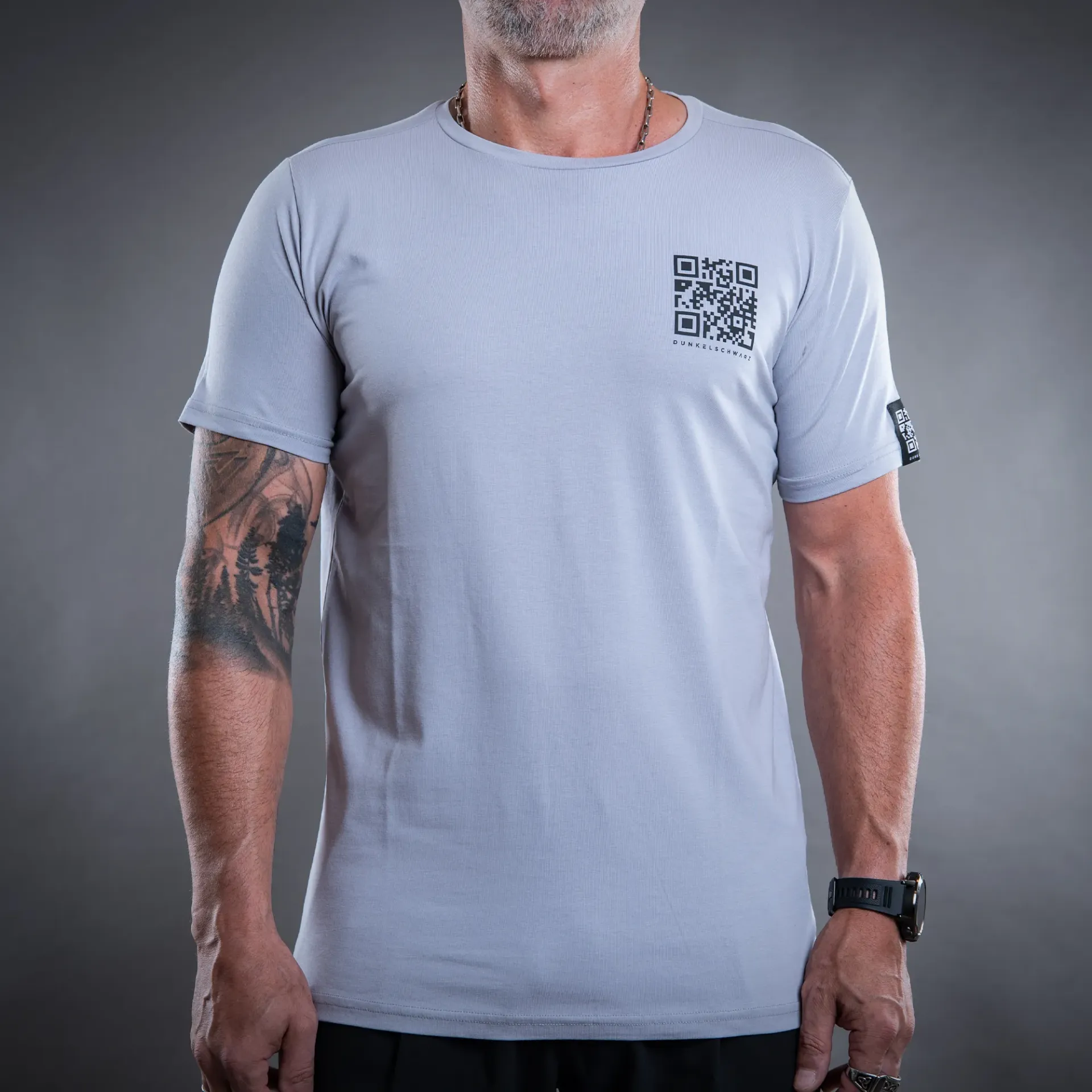 T-Shirt DS-1 QRMINI silver