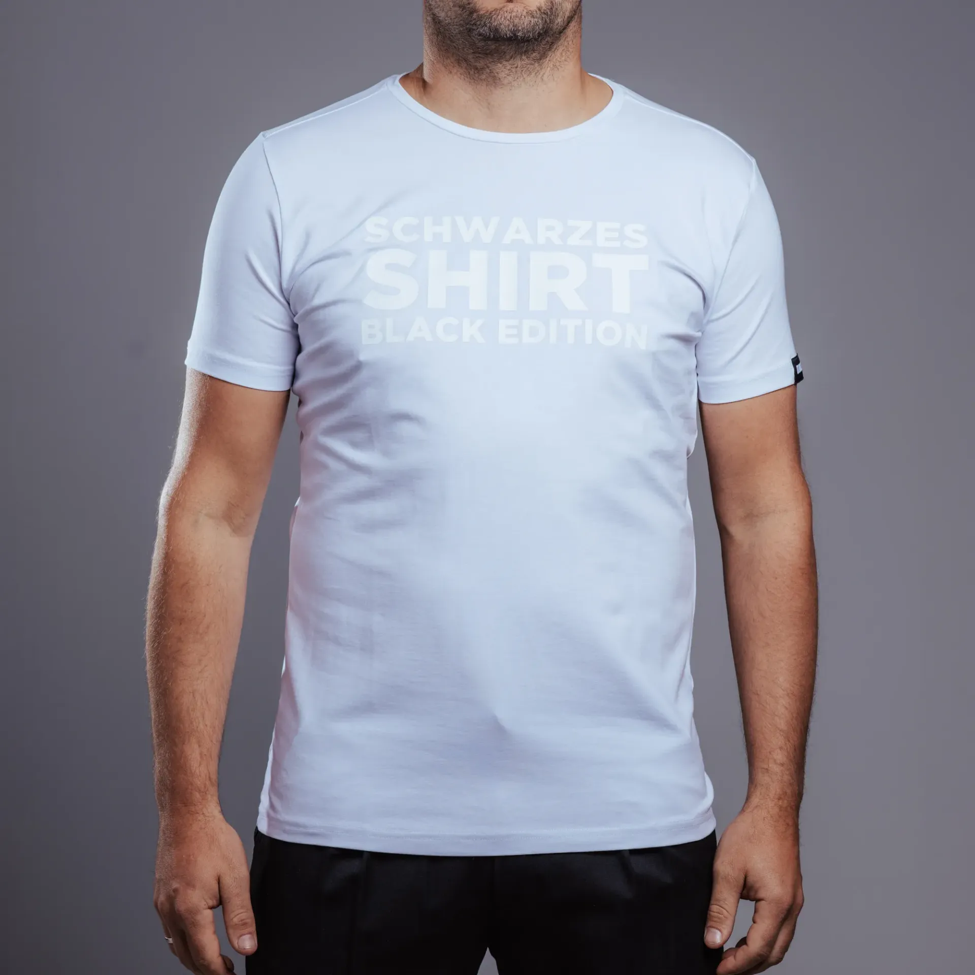 T-Shirt DS-1 SCHWARZ white/WHITE (S)