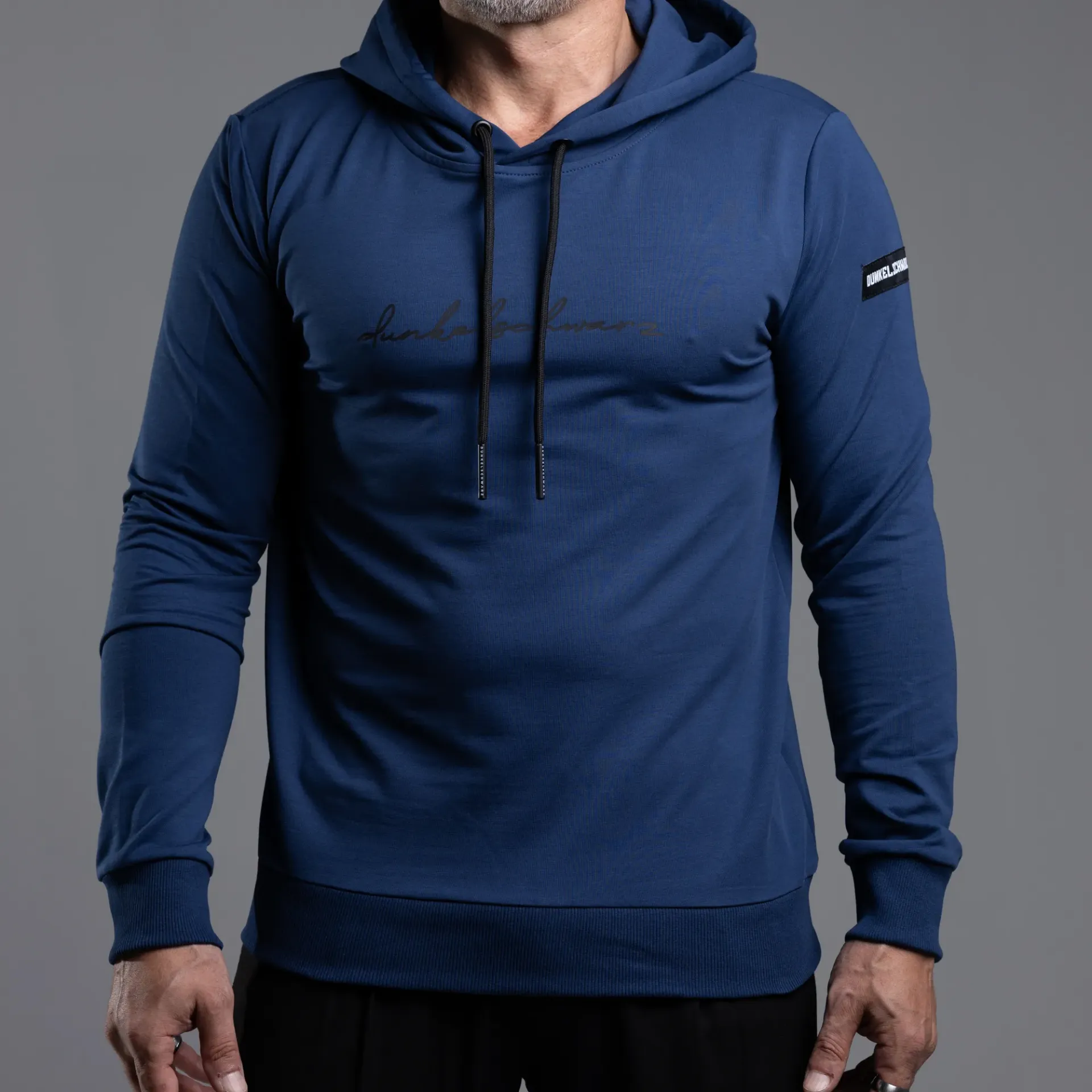 Hoody DS-3 CURVED blue (S)