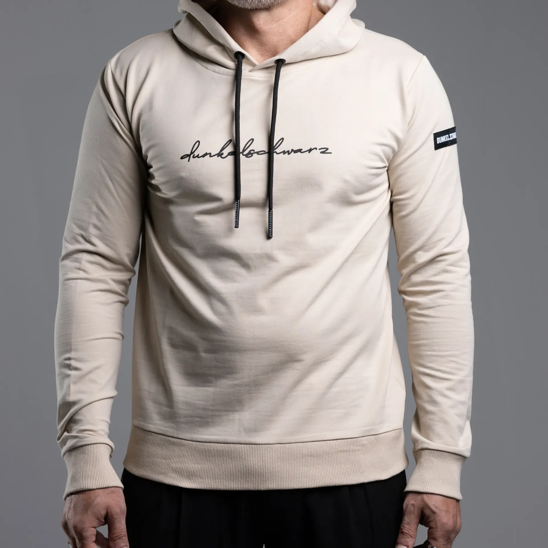 Hoody DS-3 CURVED sand (S)