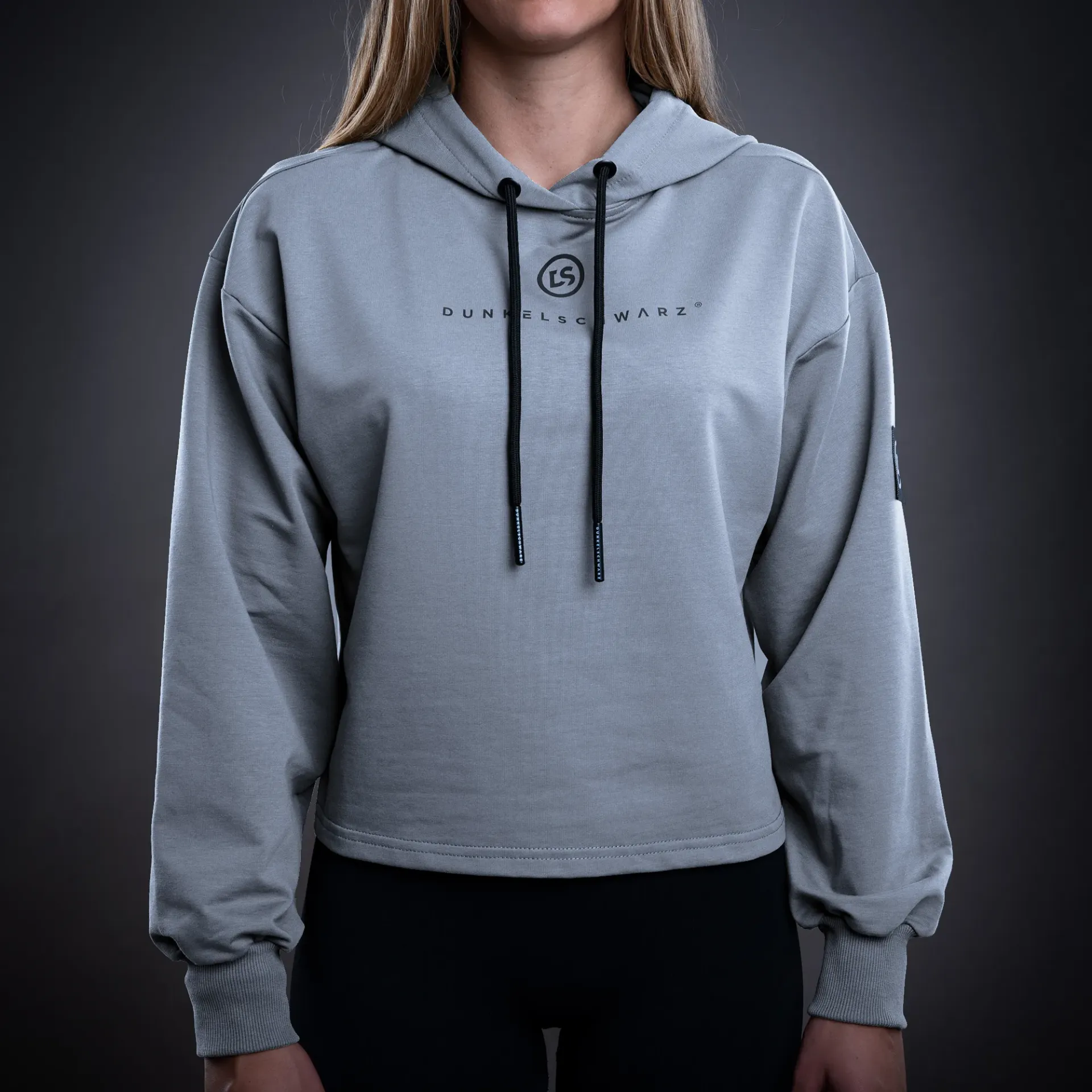 Da-Hoodie oversize W-3 ROLLUP silver (XS)