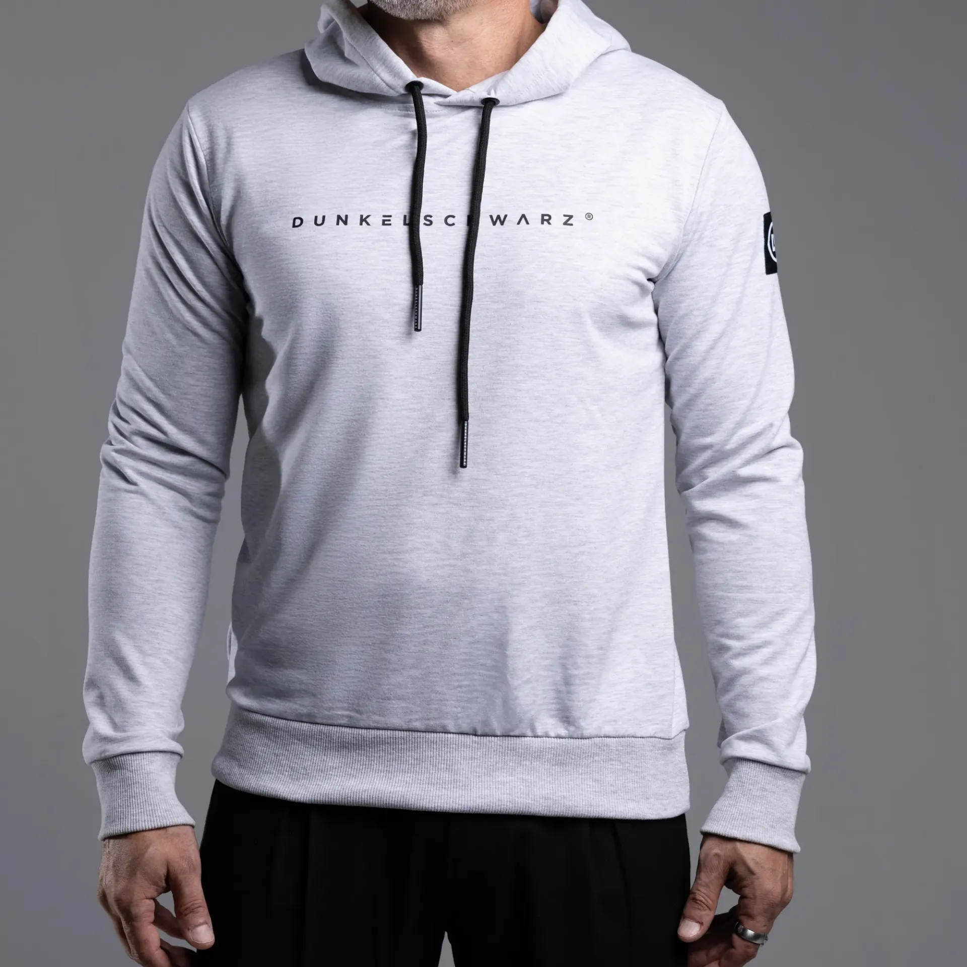 Hoody DS-3 LOGO23 lightgrey/m. (S)