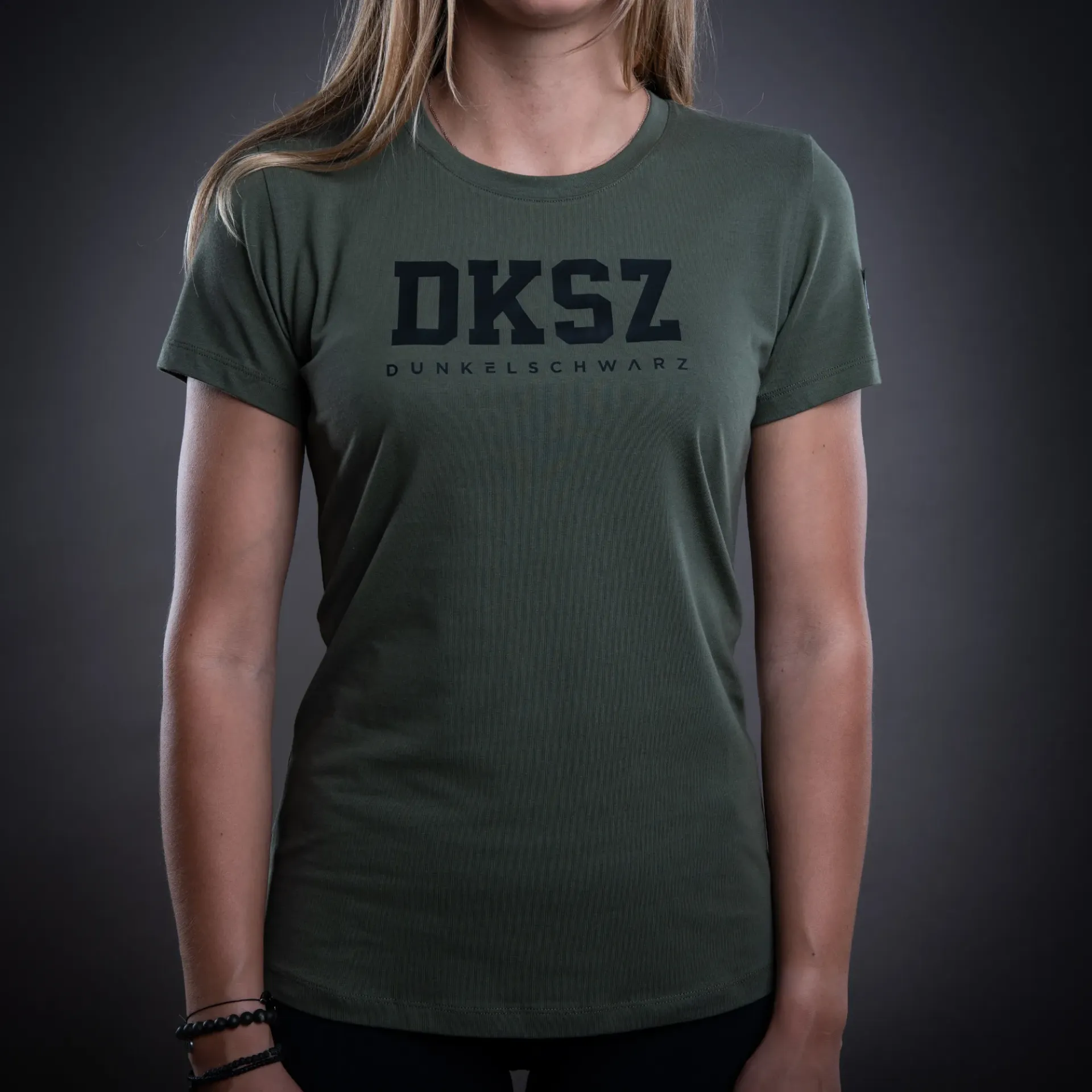 Da-T-Shirt W-1 DKSZ PLA oliv (XS)