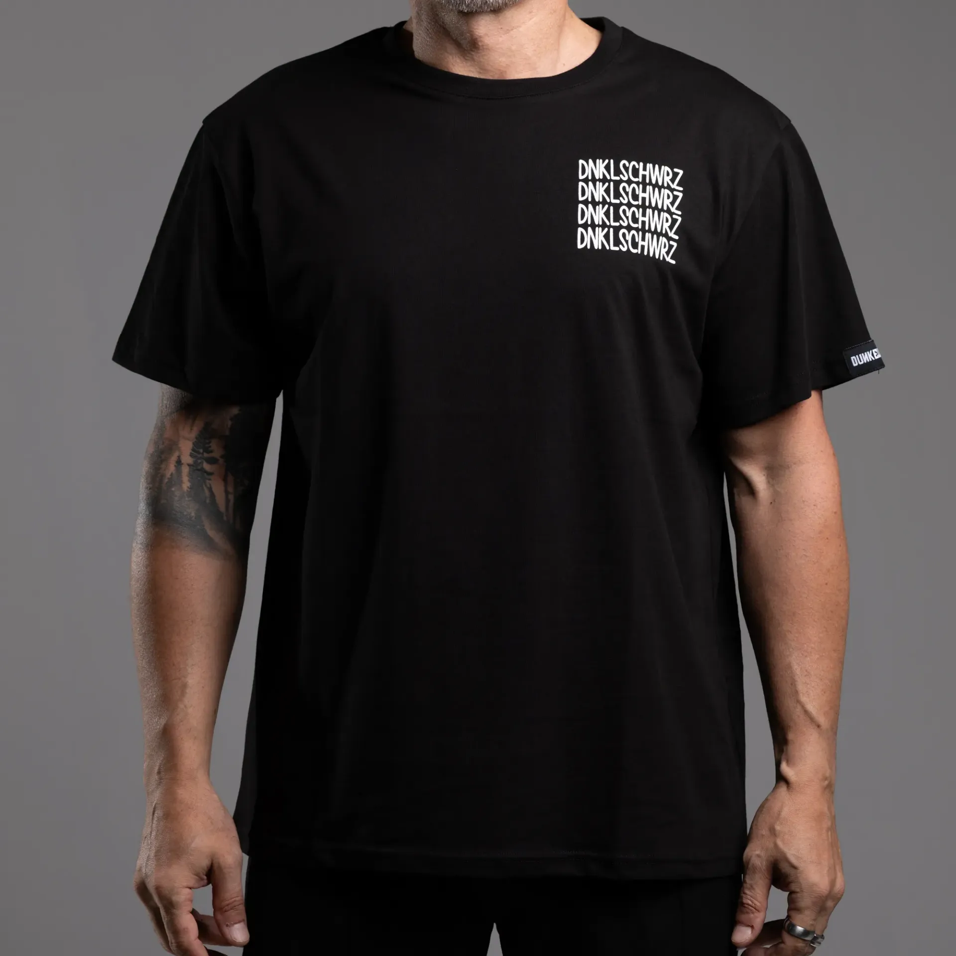 Oversize T-Shirt DS-100 4LINES black (S)